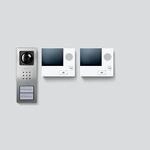 Siedle SET CVB 850-2 E/W Video-Zugangssystem 8,89 cm (3.5 ) Edelstahl - Wei&szlig;
