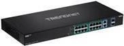 TRENDnet TPE BG182G - Switch - unmanaged - 8 x 10/100/1000 (UPOE / 4PPoE) + 8 x