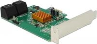 DeLOCK - Speicher-Controller - 4 Sender/Kanal - SATA 6Gb/s - 6 Gbit/s - PCIe 2,0 x1