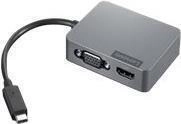 Lenovo Travel Hub Gen2 - Dockingstation - USB-C - VGA, HDMI - 1GbE - Campus