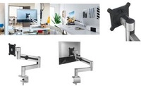 DURABLE - Befestigungskit - einstellbarer Arm - f&uuml;r Monitor / Curved-Monitor -