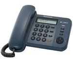 Panasonic KX TS580GC - Telefon mit Schnur mit Rufnummernanzeige/Anklopffunktion -