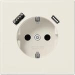 Jung SCHUKO Steckdose mit USB Typ AC LS1520-15CA (LS1520-15CA)