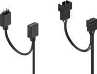 Fractal Design Aspect 12 RGB PWM - Geh&auml;usel&uuml;fter - 120 mm - Schwarz (Packung mit 3)