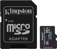 Kingston Industrial - Flash-Speicherkarte (microSDHC/SD-Adapter inbegriffen) - 32GB -