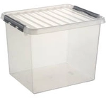 Sunware Q-line Aufbewahrungsbox 52,0 l transparent 50,0 x 40,0 x 38,0 cm(H6162702)