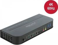Delock HDMI KVM Switch 4K 60 Hz mit USB 3.0 und Audio (11481)