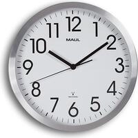 MAUL Wanduhr MAULmove - AA - 1,5 V - Aluminium - Wei&szlig; - Aluminium - Glas - 35 mm