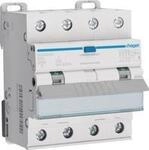 Hager Fehlerstrom-Leitungsschutzschalter 4P10kA B-20A 30mA A Typ ADX420D -