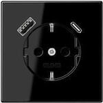Jung SCHUKO Steckdose mit USB Typ AC LS1520-15CASW (LS1520-15CASW)