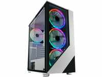 LC-Power ATX GAMING 803W-ON, LC-Power Gaming 803W - Midi Tower - PC - Schwarz - Weiß