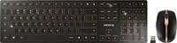 CHERRY DW 9100 SLIM - Tastatur-und-Maus-Set - kabellos - 2,4 GHz, Bluetooth 4,2 -