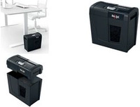 REXEL Aktenvernichter Secure X6, Partikel 4 x 40 mm, schwarz Schnittleistung: 6