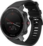 Polar Grit X Pro - Schwarz DLC - Sportuhr mit Band - Fluorkautschuk (FKM) - schwarz -