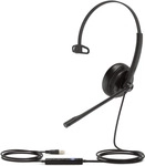 Yealink UH34 MONO TEAMS Kopfh&ouml;rer & Headset Kopfband USB Typ-A Schwarz (1308014)
