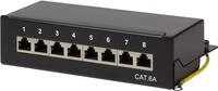 LogiLink NP0018B - 10 Gigabit Ethernet - 10000 Mbit/s - Cat.6A STP - Schwarz - Stahl