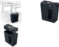 REXEL Aktenvernichter Secure X8, Partikel 4 x 40 mm, schwarz Schnittleistung: 8