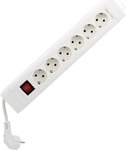 REV 0014612113 Steckdosenleiste mit Schalter 6fach Wei&szlig; Schutzkontakt (0014612113)