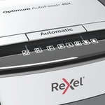 Rexel AutoFeed 45X Aktenvernichter Kreuzschreddern 55 dB Schwarz - Silber