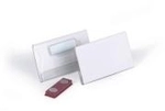 DURABLE Namensschild 40x75 mm mit Magnet 1 Pg. &agrave; 25 St&uuml;ck 811619