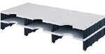 styro Erweiterungsmodule Trio styrodoc/268130298, grau/schwarz, 723x140x331mm