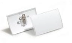 DURABLE Namensschild CLICK FOLD 40x75mm mit Kombiklemme PP 1 Pg. &agrave; 25 St&uuml;ck 821119
