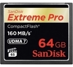 SanDisk Extreme Pro - Flash-Speicherkarte - 64GB - 1000x/1067x - CompactFlash