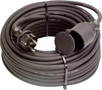 as - Schwabe 60370 Strom Verl&auml;ngerungskabel Schwarz 25 m (60370)