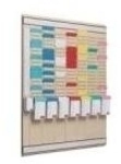 NOBO Wochenplaner, Ma&szlig;e: (B)480 x (H)480 mm inkl. Montageset, Inhalt: 7