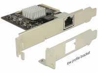 Delock 89654, DeLock PCI Express Card > 1 x 10 Gigabit LAN NBASE-T RJ45 -
