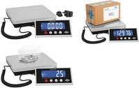 WEDO Elektronische Paketwaage Paket 50 Plus, 50 kg aus Aluguss, Wiegeteller aus