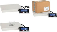 WEDO Elektronische Paketwaage Paket 100 Plus, 100 kg aus Aluguss, pulverbeschichtete