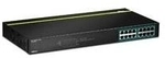TRENDnet TPE TG160G - Switch - 16 x 10/100/1000 (PoE+) - an Rack montierbar - PoE+