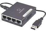 renkforce Netzwerk Switch RJ45 mit USB-Stromversorgung 4 Port 1 Gbit/s (1423415)