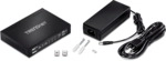 TRENDnet TPE TG611 - Switch - 4 x 10/100/1000 (PoE+) + 1 x 10/100/1000 (Uplink) + 1 x