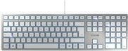 CHERRY - Tastatur - USB - USA - Tastenschalter: CHERRY SX - Silber