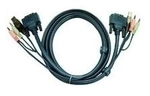 ATEN 2L-7D02UD - Video- / USB- / Audio-Kabel - USB Typ A, 4-polig, Mini-Phone Stereo