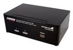 StarTech.com Dual DVI VGA 2 Port Monitor Audio Switch 2-fach KVM Umschalter USB2.0
