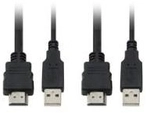 LevelOne KVM-0290 - KVM-Switch - USB - 2 x KVM port(s) - 1 lokaler Benutzer - Desktop