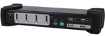 Equip Dual Monitor 4-Port Kombo - KVM-/Audio-/USB-Switch - PS/2, USB - 4 x KVM/Audio