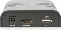 DIGITUS Professional HDMI KVM Extender over IP, Set - KVM-/Audio-Extender - 100Mb LAN