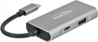 Delock - Hub - 3 x USB 3,2 Gen 2 + 1 x USB-C 3,2 Gen 2 - Desktop (63261)