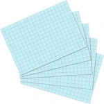 herlitz 10901460, herlitz Karteikarten, DIN A6, kariert, blau aus Papier, 170 g-qm,