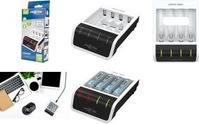 ANSMANN Comfort Smart - 1,5 Std. USB-Batterieladeger&auml;t - (f&uuml;r 4xAA/AAA) 4 x AA-Typ