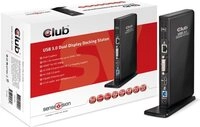 Club 3D Club3D SenseVision USB3.0 Dual Display Docking Station - USB-Docking-Station