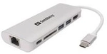 Sandberg - Docking Station - (USB) - GigE (136-18)