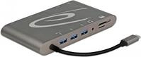 DeLOCK USB Type-C 3.1 Docking Station 4K - Docking Station - USB-C 3.1 / Thunderbolt