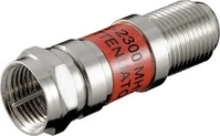 Wentronic 67510, Wentronic Goobay LTE/4G SPERRFILTER, F-Buchse - F-Buchse, F-Buchse -