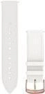 Garmin Schnellwechsel-Leder-Armband 20mm Weiss in Rosegold (010-12691-0B)