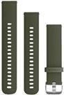 Garmin Quick Release Band - Uhrarmband - Small/Large - moosgr&uuml;n, silver hardware